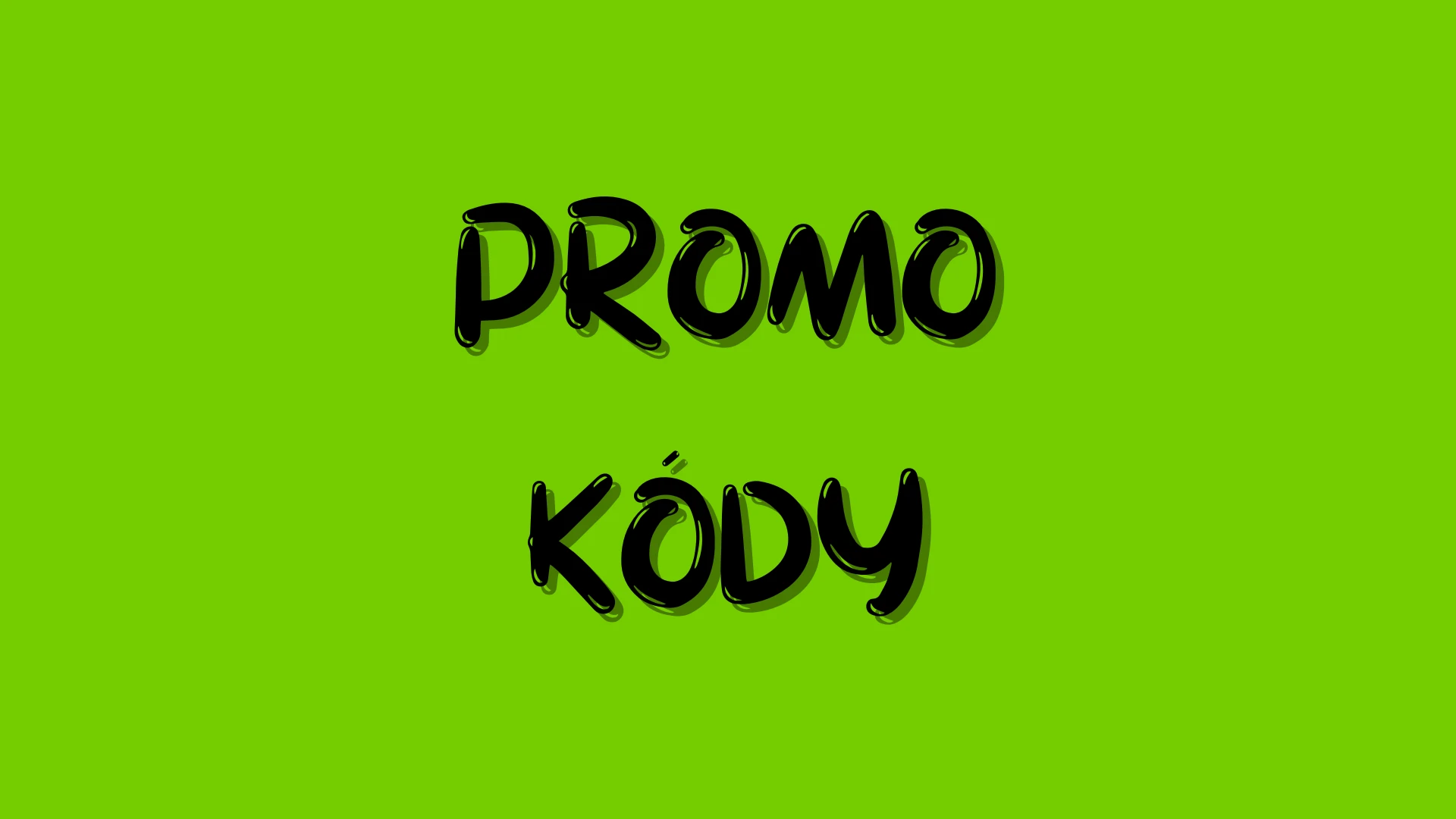 Promo kódy (bonus kódy)